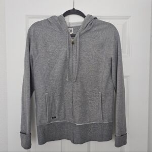 Gray Zip-Up Hoodie